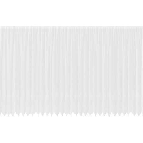 Maison Exclusive - Tenda in Pizzo con tende Bianco 300 x 750 cm Poliestere