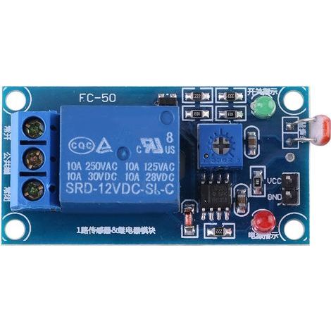 12V Stable Light Sensor Module with Photoresistor Relay and LDR for Outdoor Lighting (1/5)