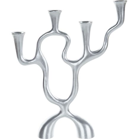 Portacandele per 4 candele Decorazione minimalista Candelabro Oro Famoes