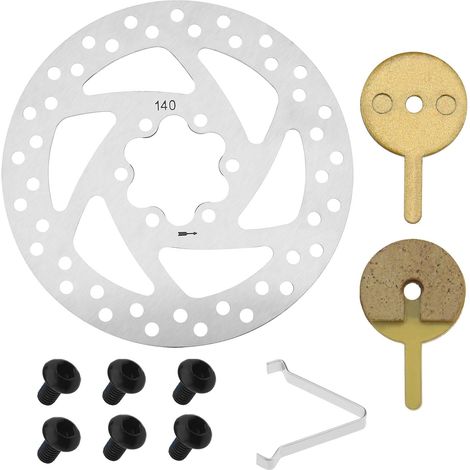 Disque de Frein Compatible avec Kugoo M4 Pièces de Rechange pour Scooter Électrique Accessoires en Acier Inoxydable Diamètre Extérieur de 140mm Diamètre Intérieur de 33mm (1/5)