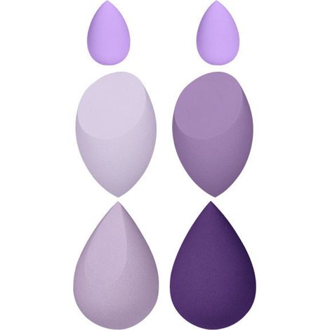 Éponges à maquillage Drift Bottle Beauty Egg, éponge à fond de teint en forme de goutte, coffret cadeau avec pot, design macaron, mini éponge biseautée couleur goutte d'eau (1/5)