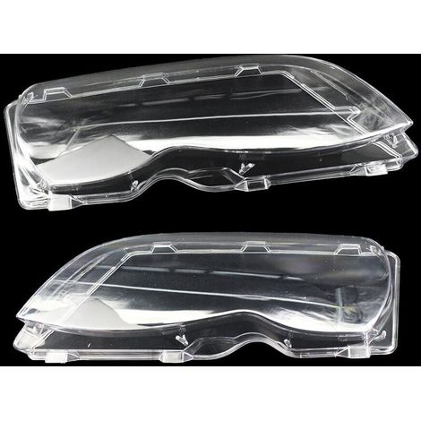 Un par de lentes de faro delantero de repuesto para BMW E46 3 Series 4 puertas 02-05 (1/5)