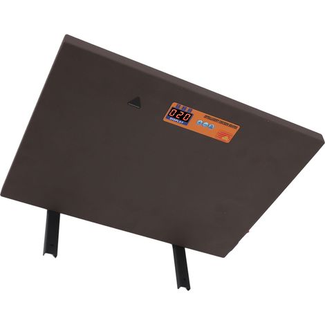 Chauffage pour poulailler marron, commande manuelle, 150 W, 4 modes, affichage numérique, minuterie, système anti-basculement, prise US 110 V (1/5)