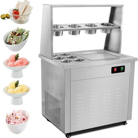Máquina de helados Sihao Ice Roller Máquina fritida 1000W 220V (1/5)