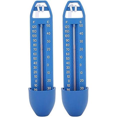 Deux thermomètres de piscine, accessoires de piscine faciles à utiliser (1/5)