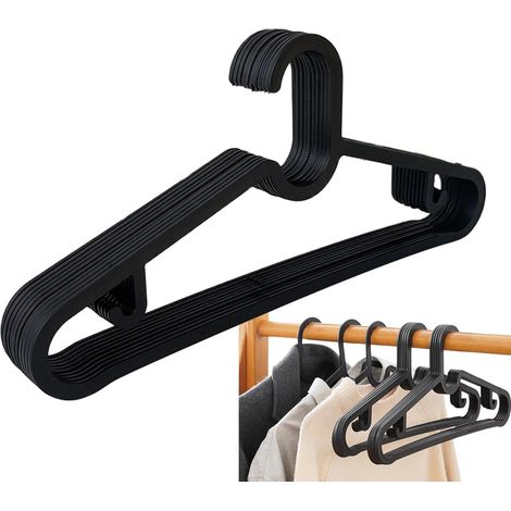 Lot de 10 cintres antidérapants pour manteaux vestes (1/5)