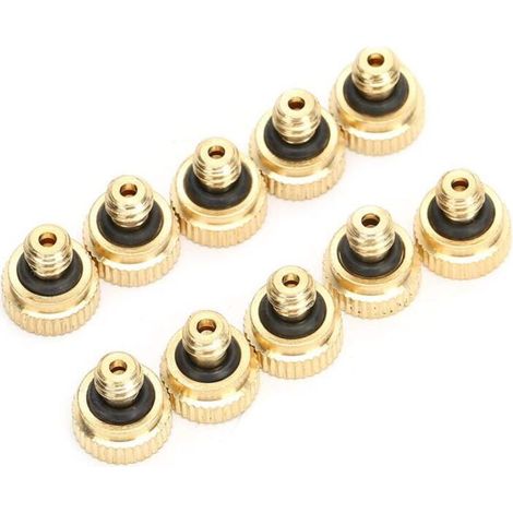 Jeffergarden 10 pièces 0.2mm eau du robinet basse pression atomiseur buse brumisation refroidissement buses de pulvérisation (1/5)