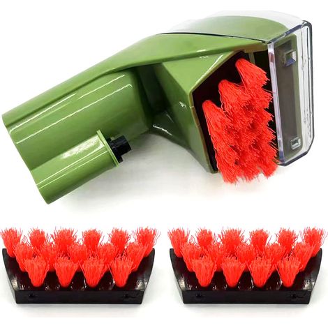 Brosse anti-taches résistante de 7,6 cm pour nettoyeurs de tapis verticaux et portables pour séries 1400B 1425 1400W 1400 1844 2290A Vert 1 brosse et 2 brosses (1/5)