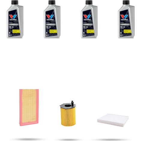 Kit tagliando 3 FILTRI e 4L OLIO compatibile con Fiat 500 L 0.9 Twin Air Turbo 77kw dal 2012 (1/5)