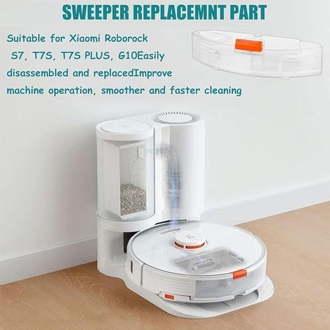 Réservoir eau pour Roborock S7 T7S T7S PLUS G10 - Réservoir d&39eau de rechange - Accessoire pour aspirateur - Réservoir eau pou (1/5)
