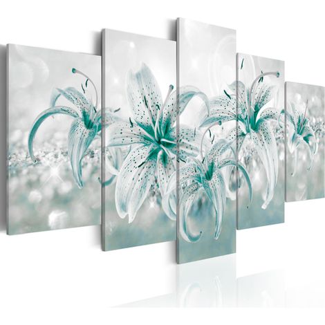 Quadro - Sapphire Lilies - 200x100 (1/4)
