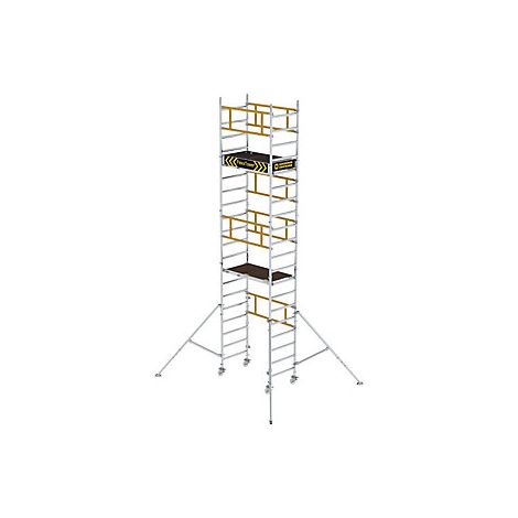 Andamio unipersonal FLEXXTOWER  altura de trabajo 6 m 