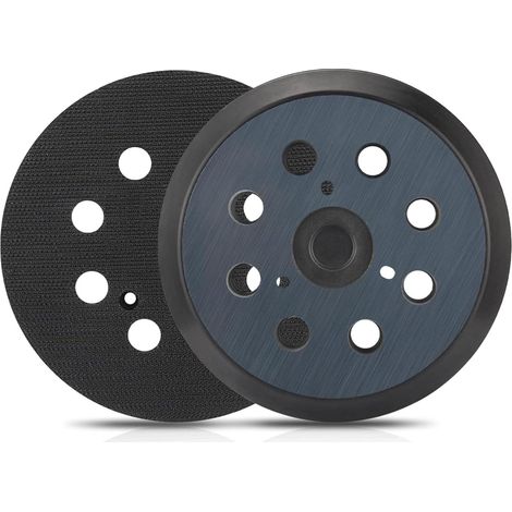 2 Pièces 125mm Disques de ponçage à 8 trous Remplacement Orbitale à Crochet et Boucle pour Makita BO5010,BO5010,5030,5031,5041 pour DeWalt 151281-08 DW4388. (1/5)