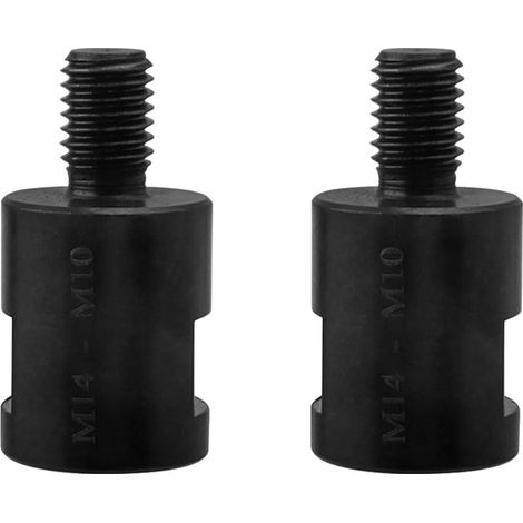 Adaptateur de meuleuse d'angle M14 à M10 de coupe outil accessoires adaptateur de filetage femelle convertisseur connecteur d'arbre. 2 pièces. (1/5)