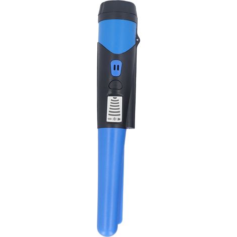Détecteur de métaux haute sensibilité avec écran LCD et lampe torche (bleu) (1/5)