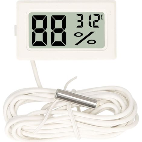 Termómetro digital para acuarios con pantalla LCD y sonda NTC impermeable, con un rango de temperatura de -50 °C a 110 °C, ideal para refrigeradores, acuarios, incubadoras de reptiles marinos e invern (1/5)