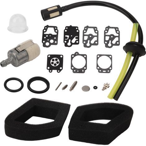 Kit Filtre à Air Carburateur pour Tondeuse GX35 GX25 HHB25, Accessoires Jardin (1/5)