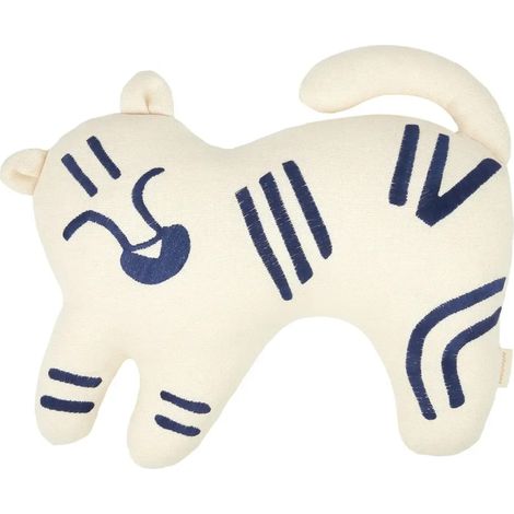 Nobodinoz Kinderkopfkissen, Babykissen, Tiger Kissen, 40 x 32 cm (1/2)