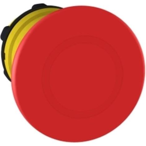 Testa pulsante a fungo arresto di emergenza Ø40 - tirare - rossa Ø22 - ZB5AT84 (1/5)