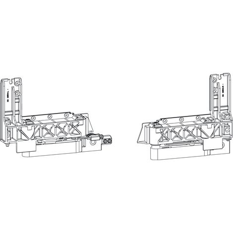 GU Grundkarton Laufwagen Laufschuh 966/200 links, Tragkraft max. 180 kg
