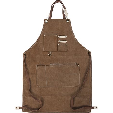 Tablier Imperméable Réglable avec Poches pour Cuisine Salon de Coiffure (1/5)