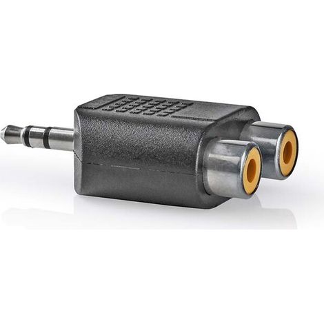 Nedis AUDIO-ADAPTER 3,5- 2XRCA (CAGB22940BK ANTH)