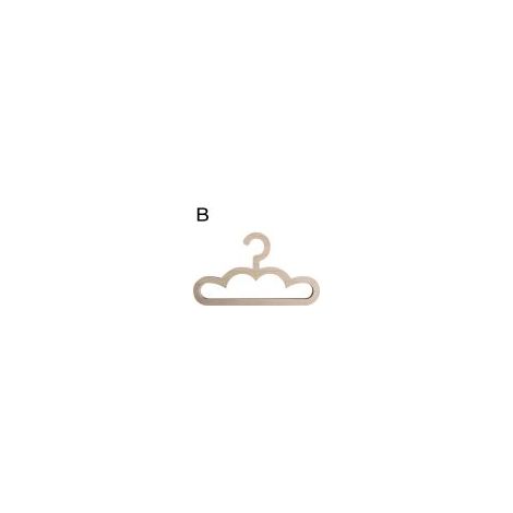 Appendiabiti a parete in legno a forma di nuvola, gancio decorativo stanza del bambino e del bambino, di archiviazione di parete creativi in legno naturale (1/5)