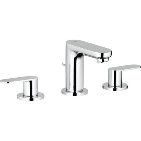 Grohe Eurosmart Cosmopolitan - Waschtischarmatur, 3-Loch Montage, verchromt 20187000 (1/6)