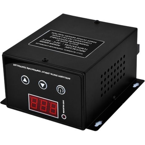 Irovami Régulateur température constant LCD – Manuel/auto – Idéal pour chauffage, contrôle, confort (1/5)