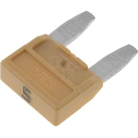 Mini Fusible 5A 11.9mm MINIVAL x10