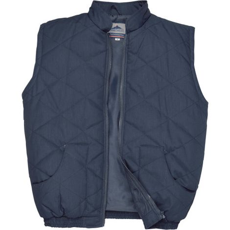 Chaleco de calor Glasgow tejido de Poliéster/Algodón para altas prestaciones azul marino PORTWEST S412 4XL Azul marino