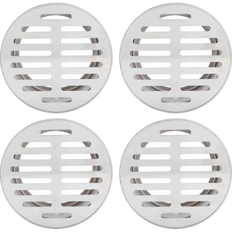 6 Stainless Steel Floor Drain Covers with Adjustable Tilt