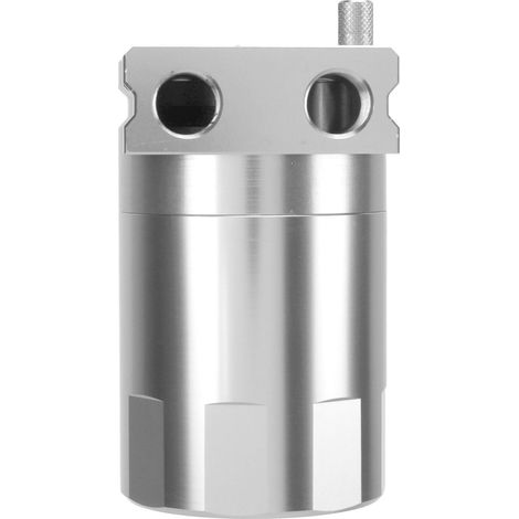 Réservoir de récupération d'huile en alliage d'aluminium, séparateur de carburant, piège à carburant, remplacement pour Chevy Silverado 1500 argenté (1/5)
