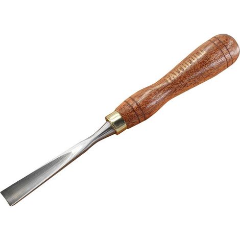 Faithfull 5/8 Inch Straight Gouge Carving Chisel – FSC 100% Sustainable Hardwood Handle for Precision Wood Carving (1/3)