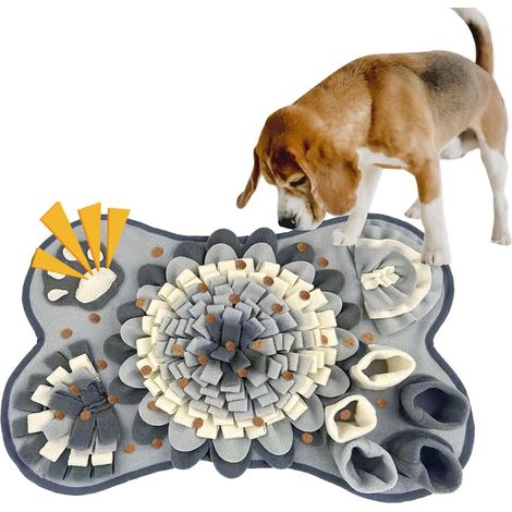 Tapis de Fouille Chien, 43 X 64 cm Tapis de Fouille pour Chien, Tapis de Fouille Lapin, Tapis de Fouille Alimentation Lente, Tapis de Chien Snuffle Mat, Tapis Reniflant Formation D’Animaux