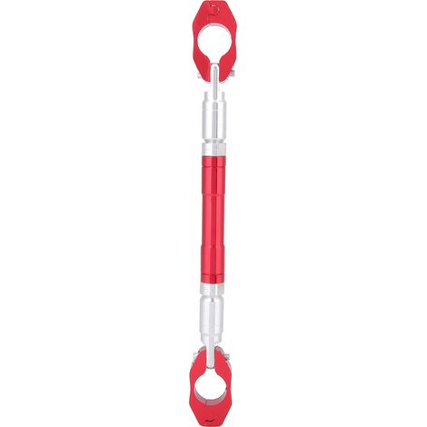 Guidon universel réglable en alliage d'aluminium pour moto, barre de stabilisation rouge (1/5)