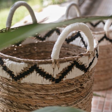 Panier de Rangement, Panier à Linge et Cache-Pot en Fibre de Bananier - 3 Taille - PANGIVO