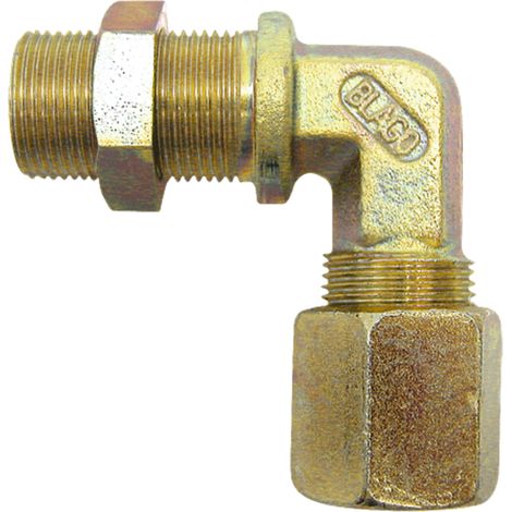 Raccord coudé pneumatique fileté M22 15 mm pour WABCO 76.052-00A (1/2)