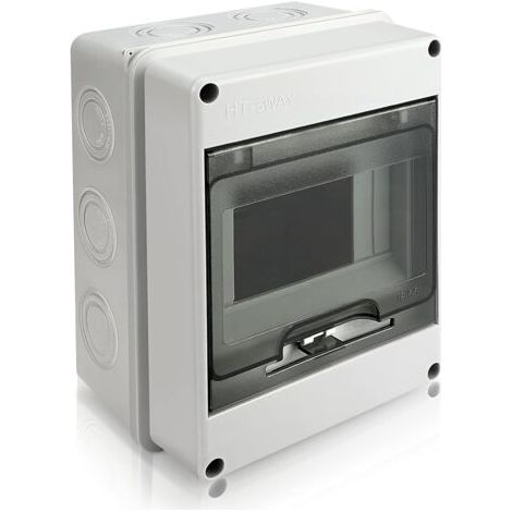 Coffret Electrique Etanche, IP65 5-MODULES Ableaux à Disjoncteurs éLectriques Boitier, Etanche Electrique Exterieur, Armoire de Contrôle, Boitier de Jonction pour Utilisation à l'extérieur (1/5)