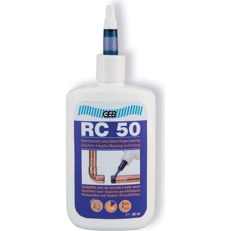 Resina adhesiva geb rc 50 secado rápido impermeable