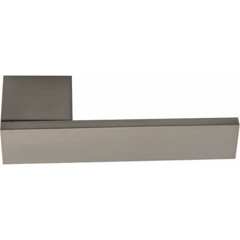 Manilla puerta Eros níquel satinado zamak roseta rectangular alta intensidad (1/5)