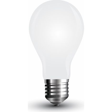 Ampoule LED E27 4W Filament Opaque Eq 35W | Température de Couleur: Blanc chaud 2700K (1/4)
