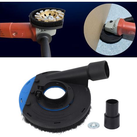 Capot de Protection Anti-Poussière pour Meuleuse 100-115mm B-100L Bleu Noir (1/5)