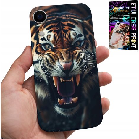 Custodia per iPhone XR - retro con motivi animali safari tigre leone (1/5)
