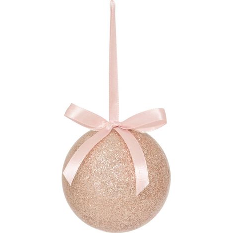 Palla liscia d.7,5cm carta rosa - Feeric lights & christmas
