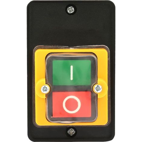 Bouton poussoir étanche ON/OFF 10A AC220V/380V, interrupteur à pression pour usage extérieur. (1/5)