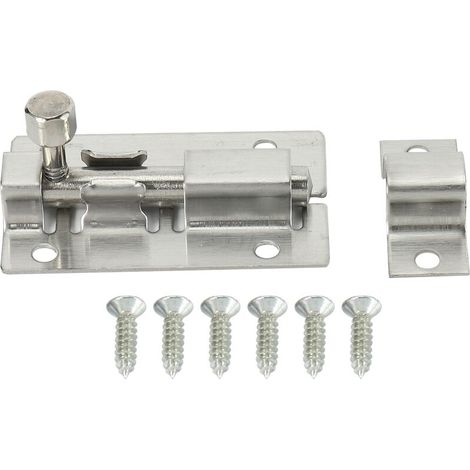 Verrou coulissant de porte pour salle de bain, toilettes, abri de jardin, chambre, loquet de suspension de meubles, facile à régler