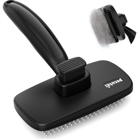 Dog Brush Long Hair Short Self-Cleaning Large Cat Brush (1/5)