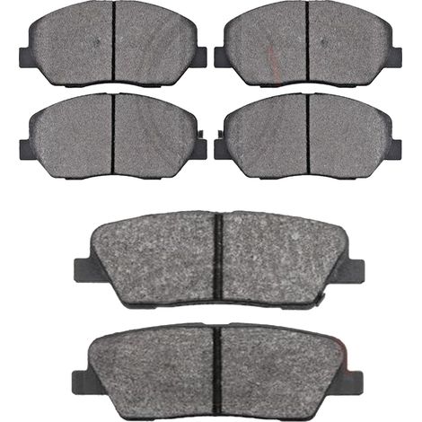 KIT PASTIGLIE FRENO ANTERIORI E POSTERIORI compatibile con TOYOTA AVENSIS VERSO (M2) / PASTIGLIE FRENANTI AUTO OEM P 83 061  P 83 043,P 83 056 / SOSTITUZIONE DIRETTA / BASSA POLVERE / SILENZIOSO