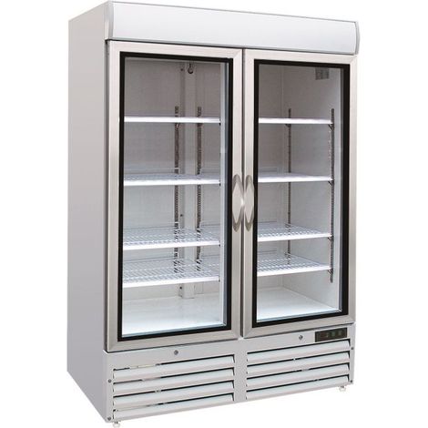 Armoire négative 2 portes en verre - Combisteel (1/2)
